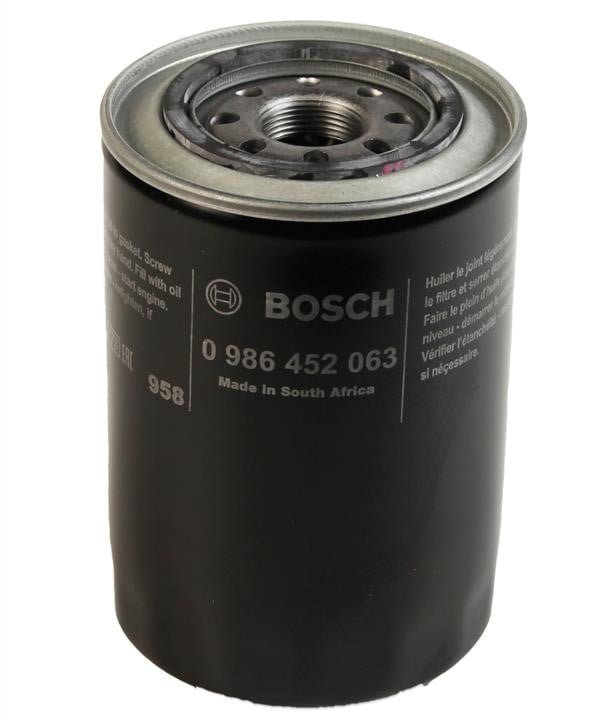 Bosch 0 986 452 063 Фільтр масляний 0986452063: Купити в Україні - Добра ціна на EXIST.UA!