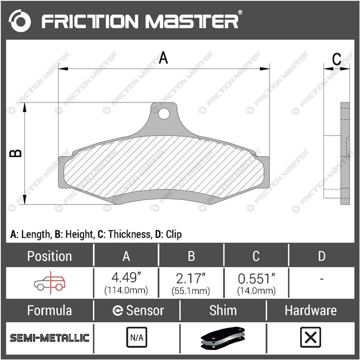 Купити Friction Master MKD724 за низькою ціною в Україні!