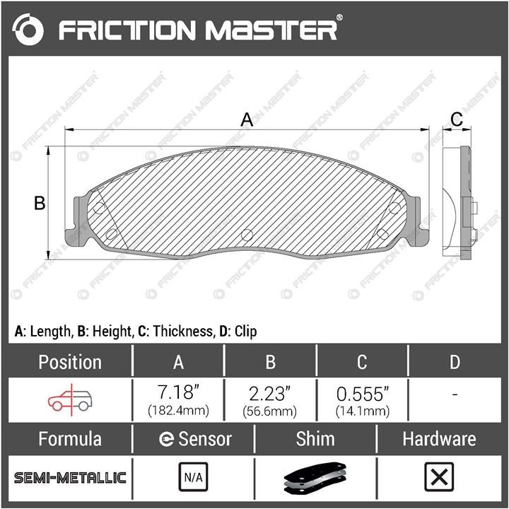 Купить Friction Master MKD921 по низкой цене в Украине!