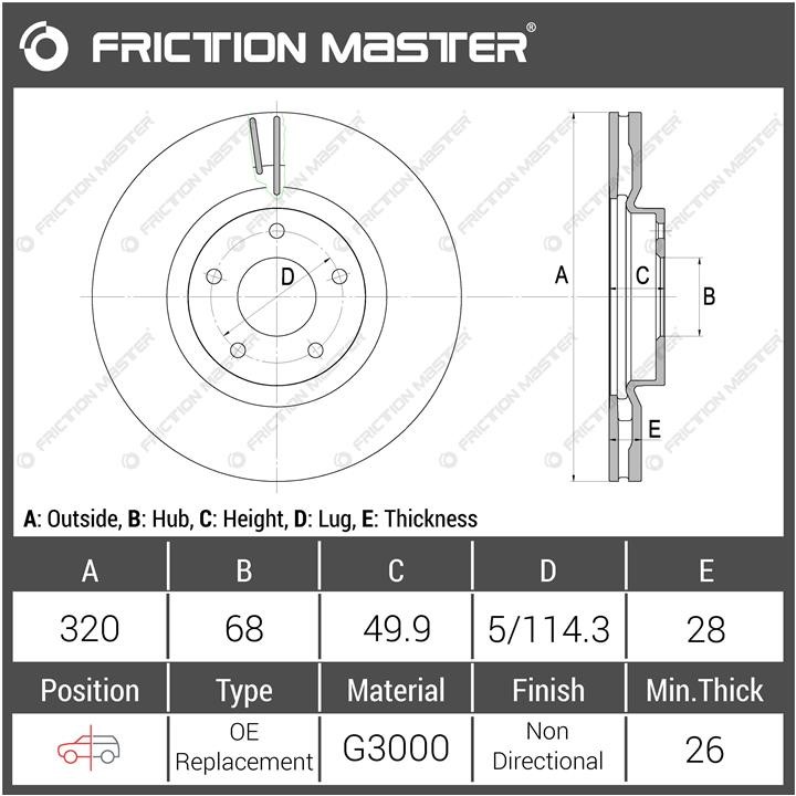 Купити Friction Master R0850 за низькою ціною в Україні!