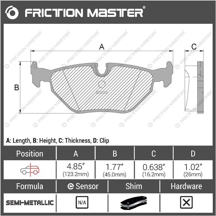 Купити Friction Master MKD396 за низькою ціною в Україні!