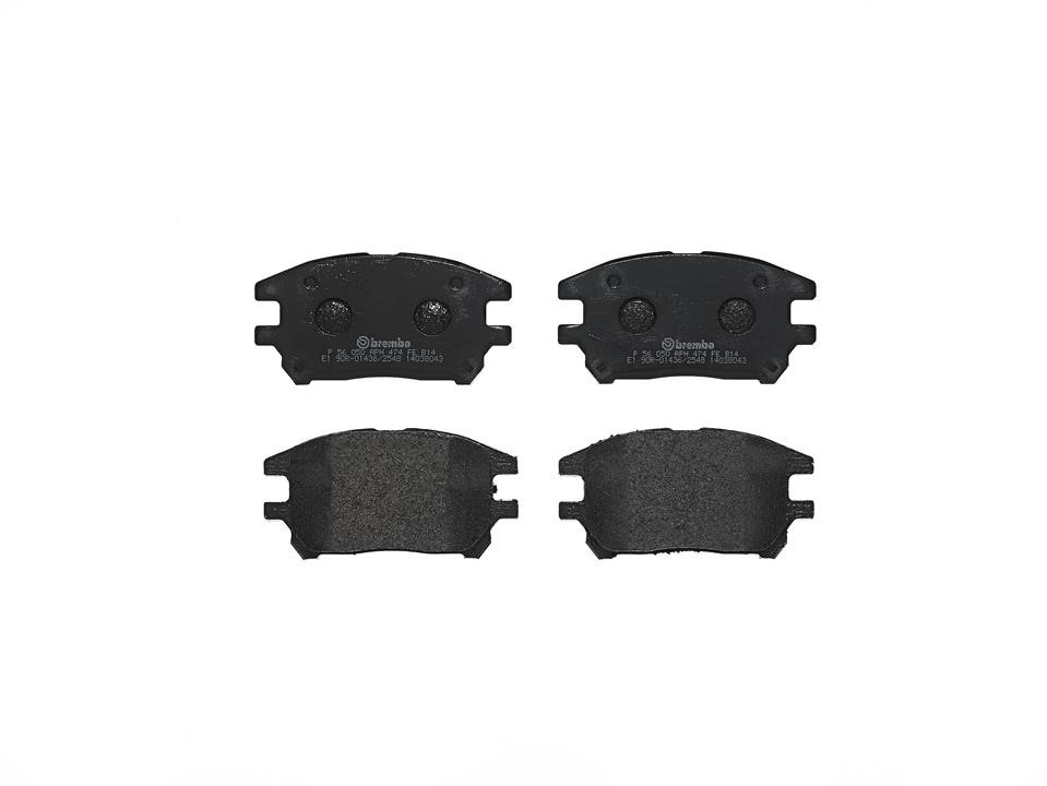 P56050 Brembo Тормозные колодки дисковые, комплект