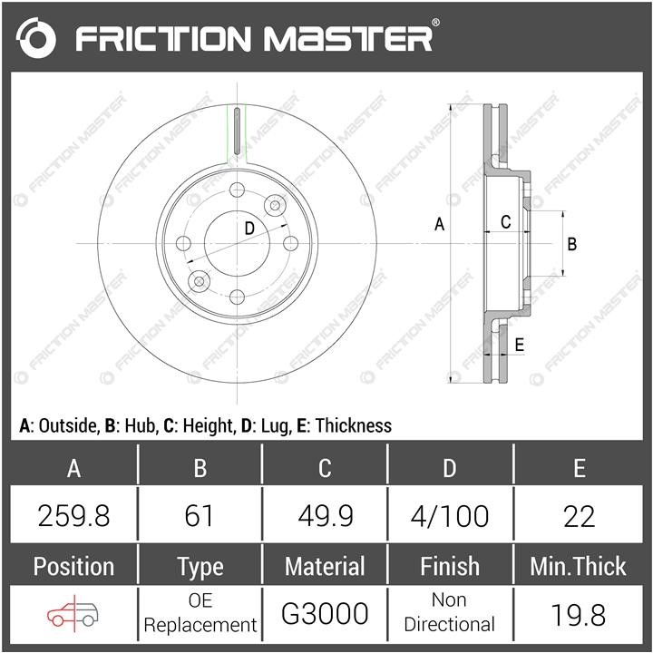 Купити Friction Master R1929 за низькою ціною в Україні!