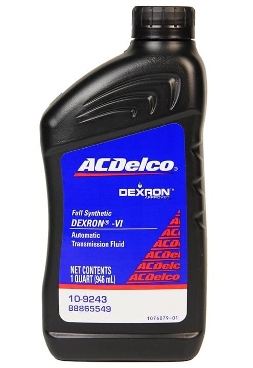 AC Delco 10-9243 Олива трансмісійна AC Delco Dexron VI Full Synthetic Automatic Transmission Fluid, 0.946 л 109243: Приваблива ціна - Купити в Україні на EXIST.UA!