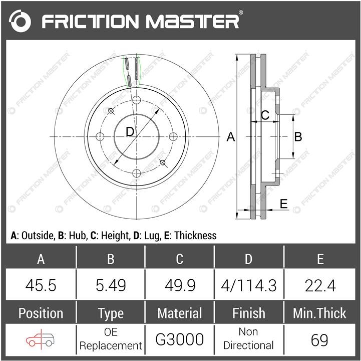 Купити Friction Master R0648 за низькою ціною в Україні!
