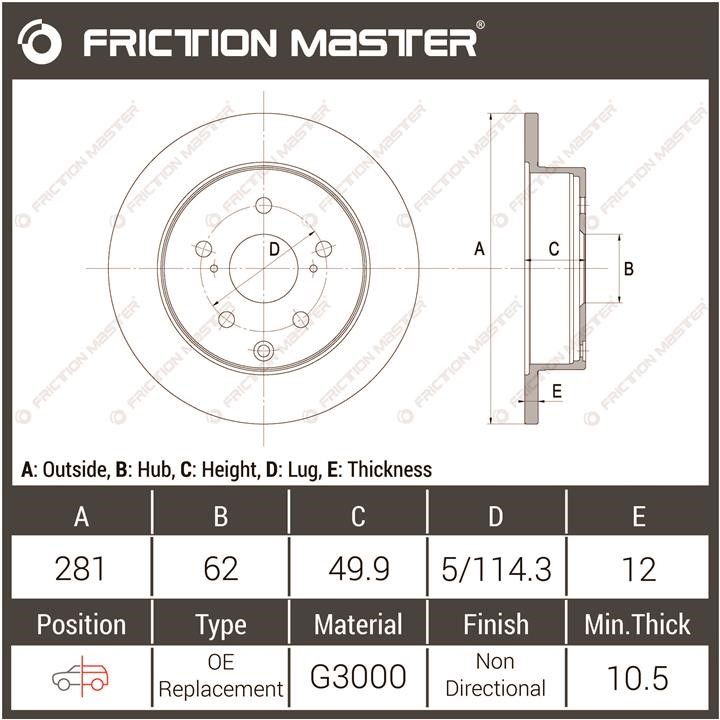 Купити Friction Master R1077 за низькою ціною в Україні!