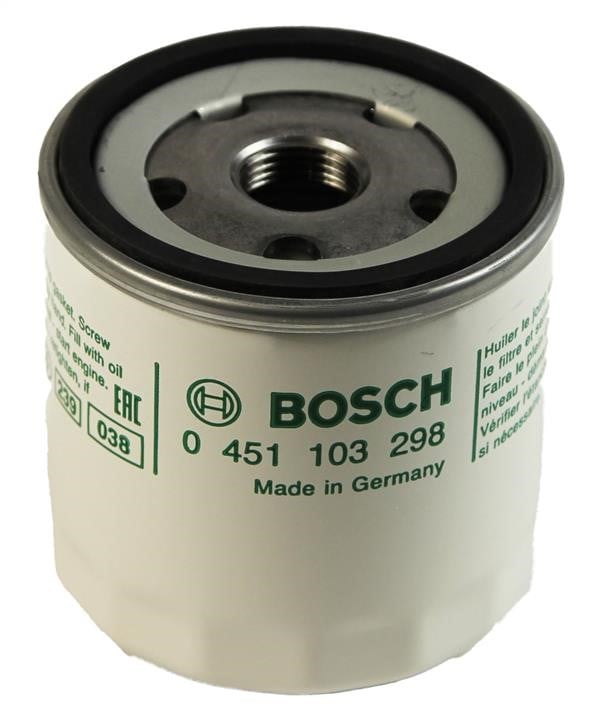 Bosch 0 451 103 298 Фільтр масляний 0451103298: Приваблива ціна - Купити в Україні на EXIST.UA!