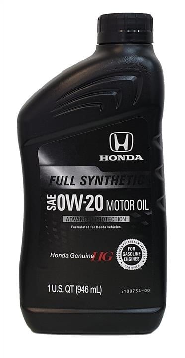Honda 08798-9163 Моторна олива Honda Full Synthetic 0W-20, 0,946л 087989163: Купити в Україні - Добра ціна на EXIST.UA!