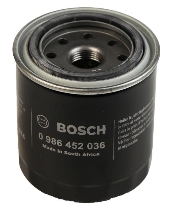 Bosch 0 986 452 036 Фільтр масляний 0986452036: Приваблива ціна - Купити в Україні на EXIST.UA!