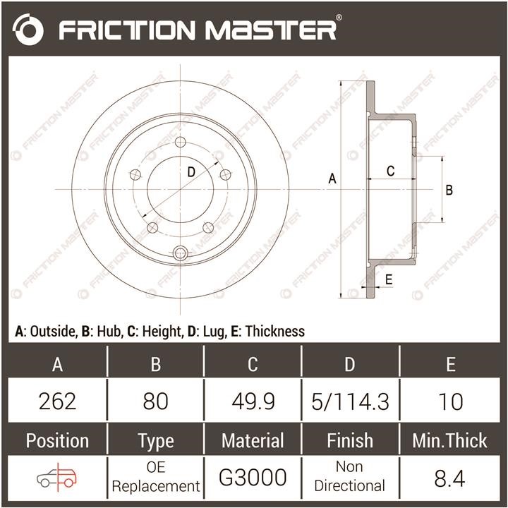 Купити Friction Master R1179 за низькою ціною в Україні!