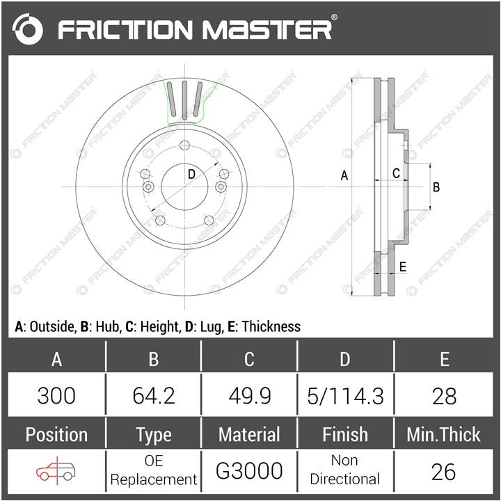 Купити Friction Master R0579 за низькою ціною в Україні!