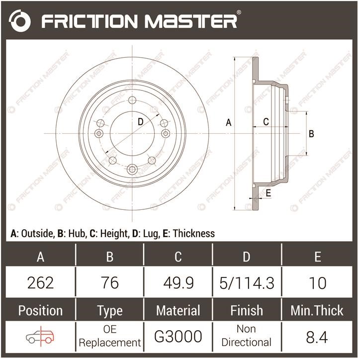 Купити Friction Master R1383 за низькою ціною в Україні!