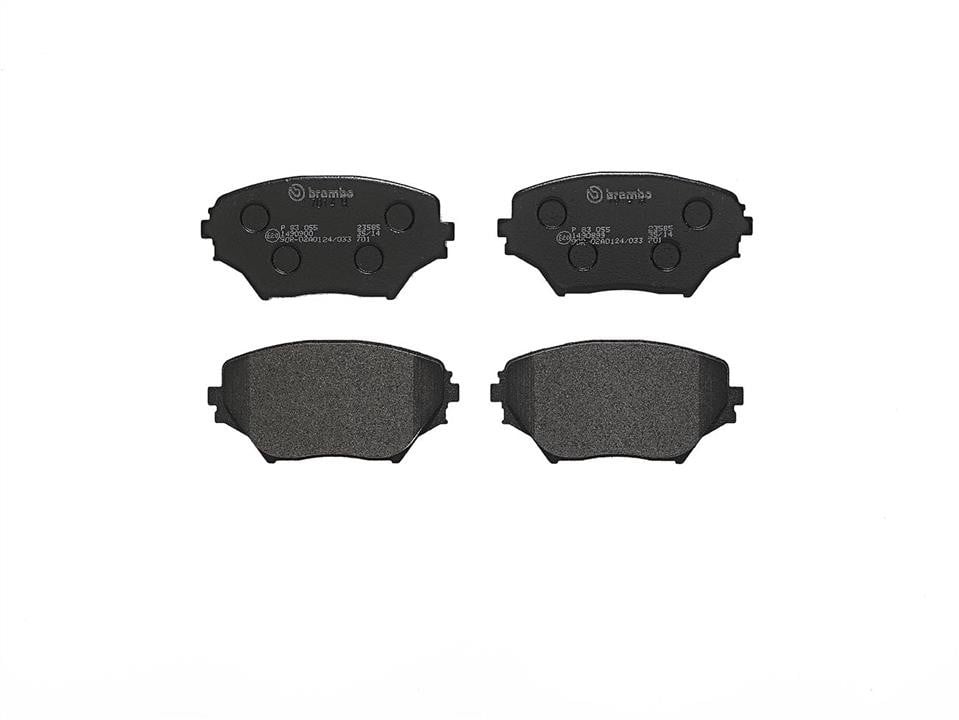 Колодки Форд США: P83055 Brembo Тормозные колодки дисковые, комплект
