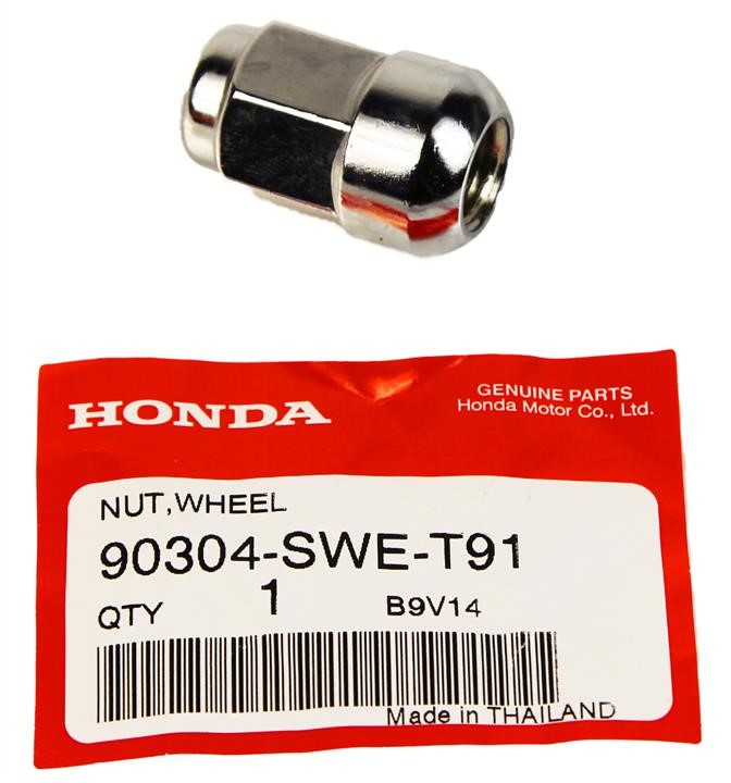Гайка крепления колеса Honda 90304-SWE-T91