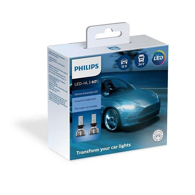 Philips 11972UE2X2 Лампи світлодіодні комплект Philips Ultinon Essential LED H7 12 / 24V 20W 6500K (2 шт.) 11972UE2X2: Купити в Україні - Добра ціна на EXIST.UA!