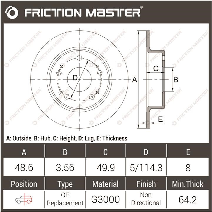 Купити Friction Master R0582 за низькою ціною в Україні!