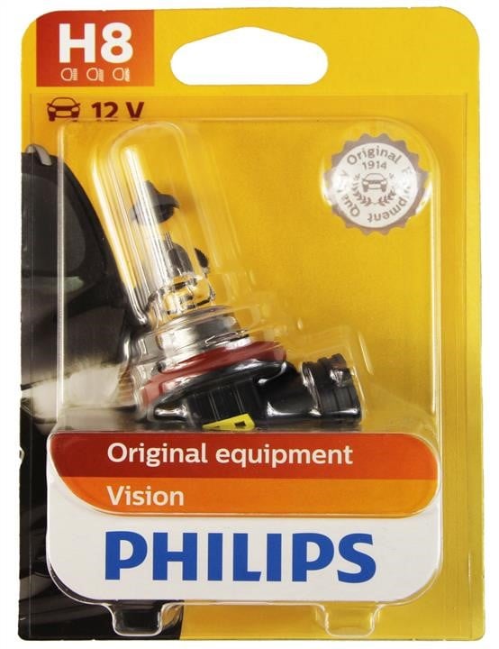 Philips 12360B1 Лампа галогенна Philips Standard 12В H8 35Вт 12360B1: Купити в Україні - Добра ціна на EXIST.UA!