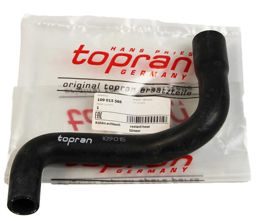 Патрубок системи охолодження Topran 109 015