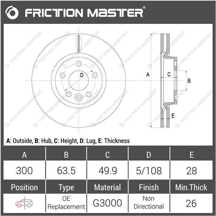 Купити Friction Master R1463 за низькою ціною в Україні!