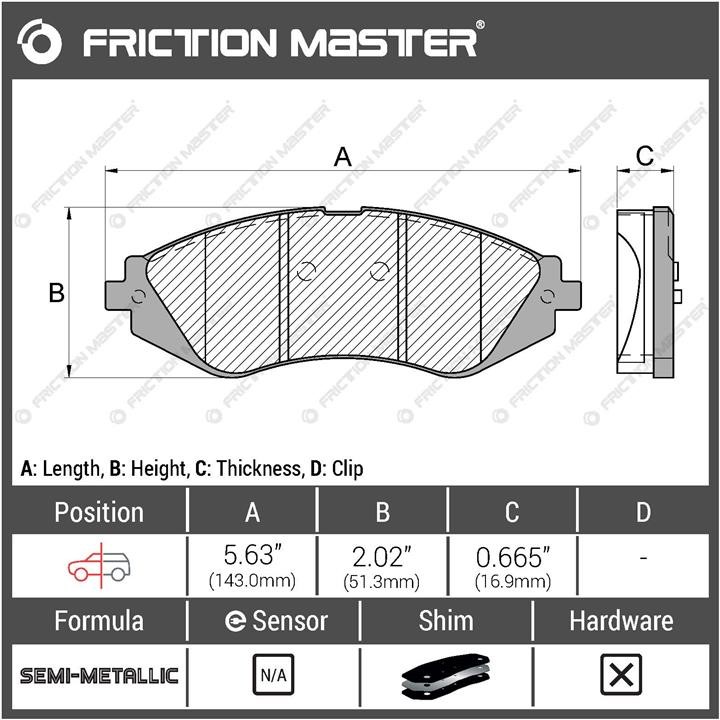 Купити Friction Master MKD1035 за низькою ціною в Україні!