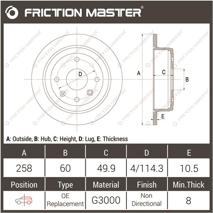 Купити Friction Master R1628 за низькою ціною в Україні!