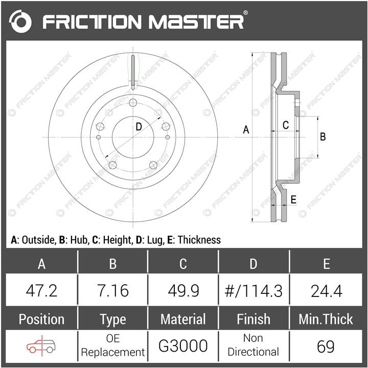 Купити Friction Master R0668 за низькою ціною в Україні!