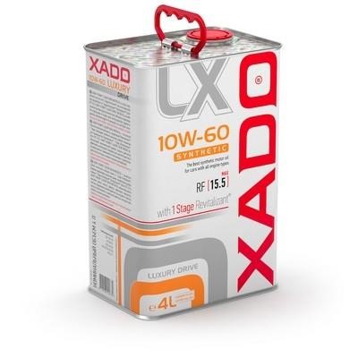Xado ХА 20276 Моторна олива Xado Synthetic Luxury Drive 10W-60, 4л 20276: Купити в Україні - Добра ціна на EXIST.UA!