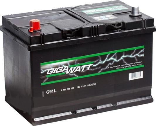 Gigawatt 0 185 759 101 Акумулятор Gigawatt 12В 91Ач 741А(EN) L+ 0185759101: Приваблива ціна - Купити в Україні на EXIST.UA!