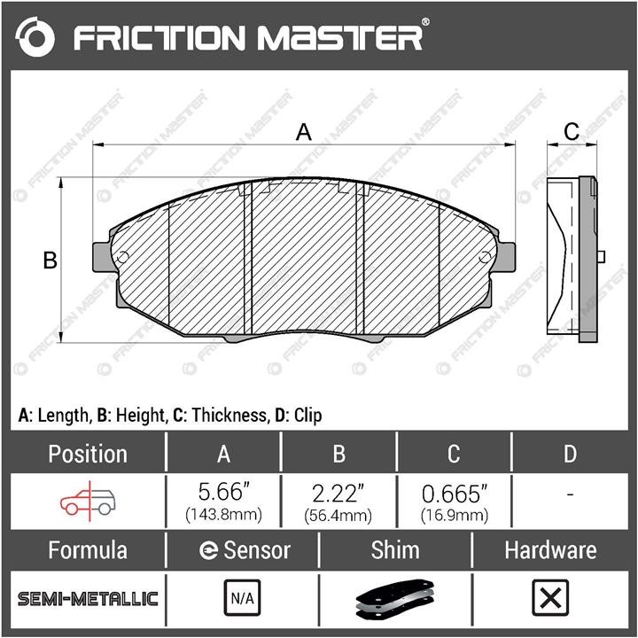Купити Friction Master MKD1031 за низькою ціною в Україні!