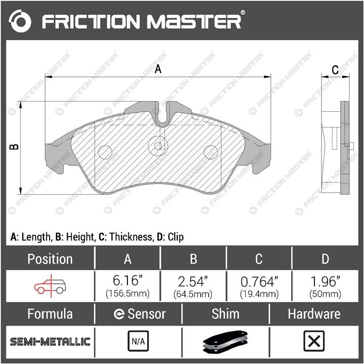 Купить Friction Master MKD950 по низкой цене в Украине!