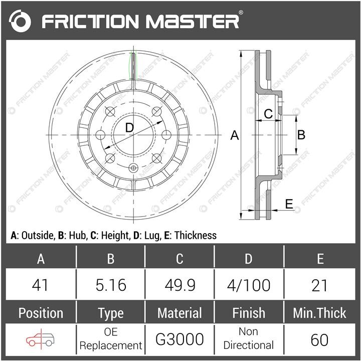 Купити Friction Master R0571 за низькою ціною в Україні!