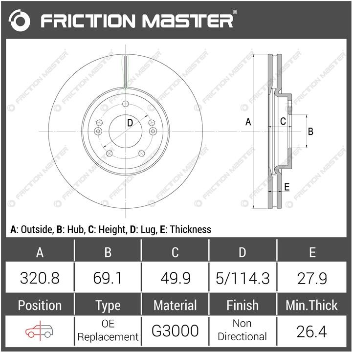 Купити Friction Master R1538 за низькою ціною в Україні!