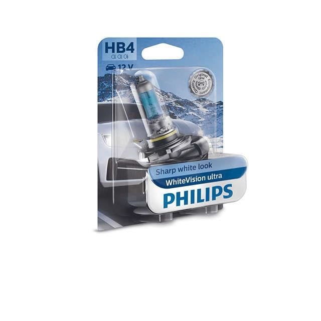 Philips 9006WVUB1 Лампа галогенна Philips Whitevision Ultra 12В HB4 51Вт 9006WVUB1: Купити в Україні - Добра ціна на EXIST.UA!