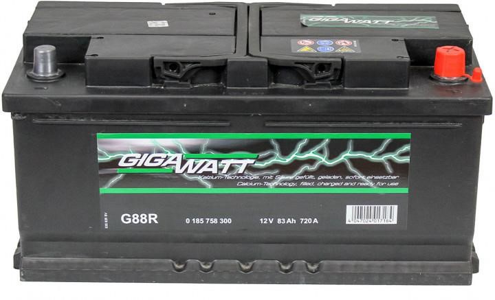 Gigawatt 0 185 758 300 Акумулятор Gigawatt 12В 83Ач 720А(EN) R+ 0185758300: Купити в Україні - Добра ціна на EXIST.UA!