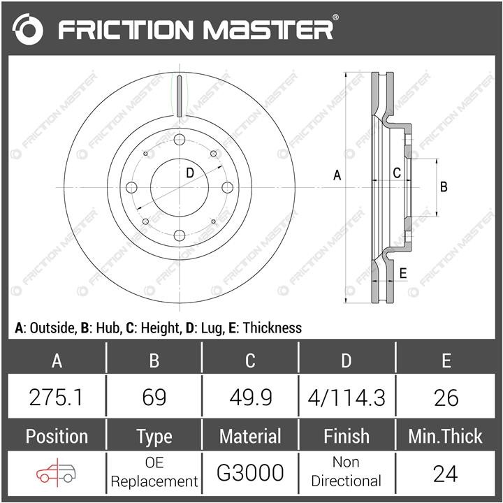 Купити Friction Master R0696 за низькою ціною в Україні!