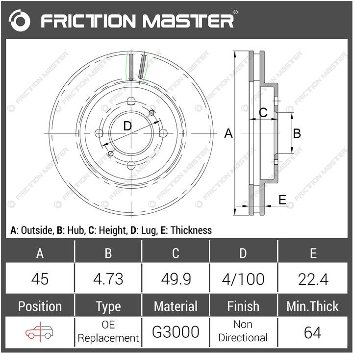 Купити Friction Master R0814 за низькою ціною в Україні!