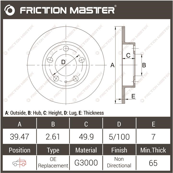 Купити Friction Master R1127 за низькою ціною в Україні!