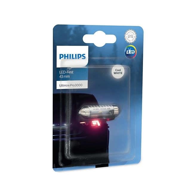 Philips 11864U30CWB1 Лампа світлодіодна Philips Ultinon Pro3000 LED Festoon (C5W) 12В 0,6Вт 11864U30CWB1: Купити в Україні - Добра ціна на EXIST.UA!