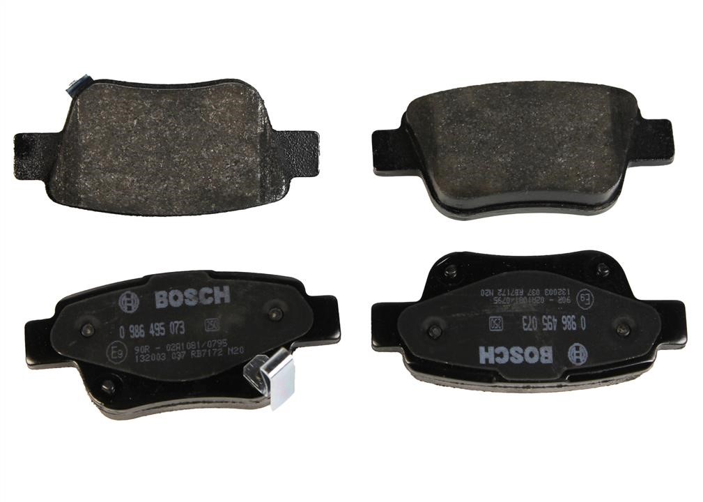 Bosch 0 986 495 073 Гальмівні колодки, комплект 0986495073: Приваблива ціна - Купити в Україні на EXIST.UA!