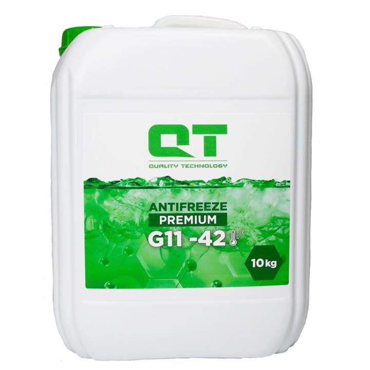 QT-oil QT5124210 Антифриз QT PREMIUM-42 G11 GREEN, 10 кг QT5124210: Купити в Україні - Добра ціна на EXIST.UA!