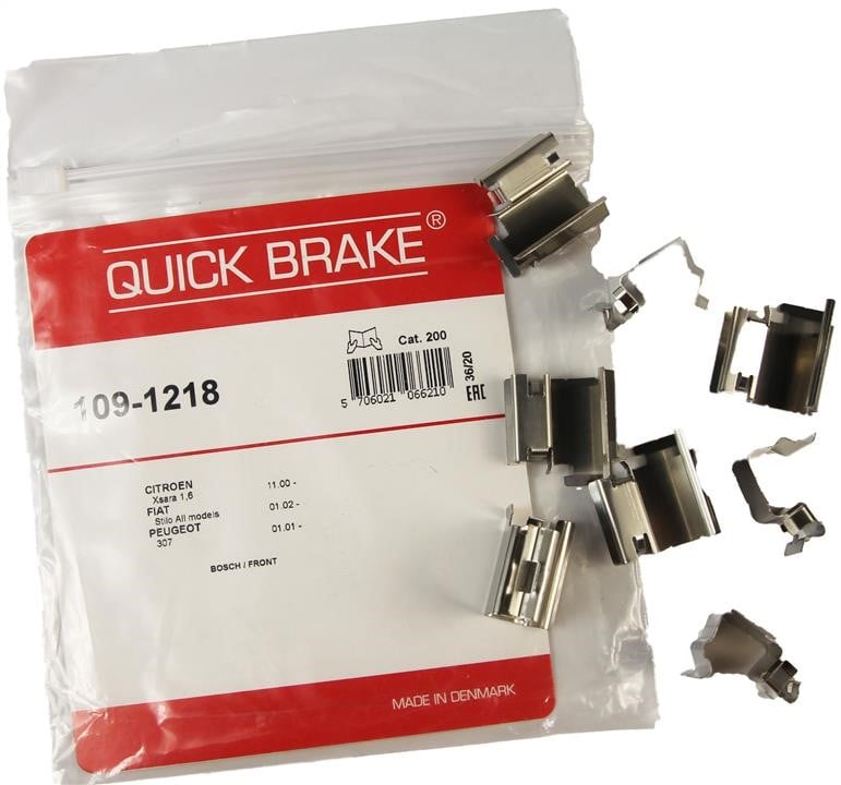 Пружини притискні колодок гальмівних Quick brake 109-1218