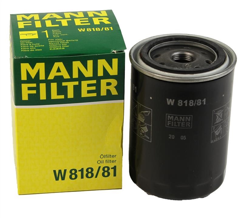 Фільтр масляний Mann-Filter W 818&#x2F;81