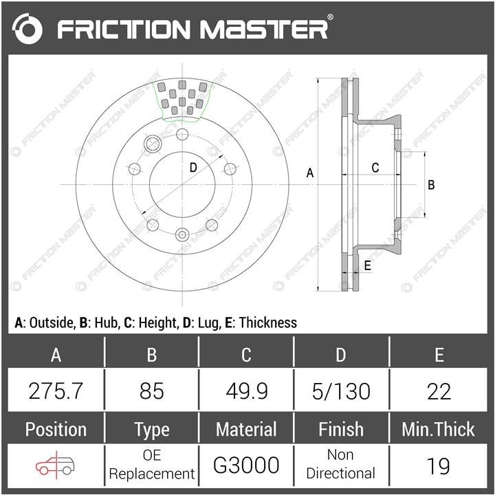Купити Friction Master R0209 за низькою ціною в Україні!
