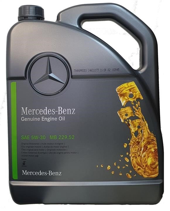 Mercedes A 000 989 70 06 13 AMEE Моторна олива Mercedes Genuine Engine Oil 5W-30, 5л A000989700613AMEE: Купити в Україні - Добра ціна на EXIST.UA!