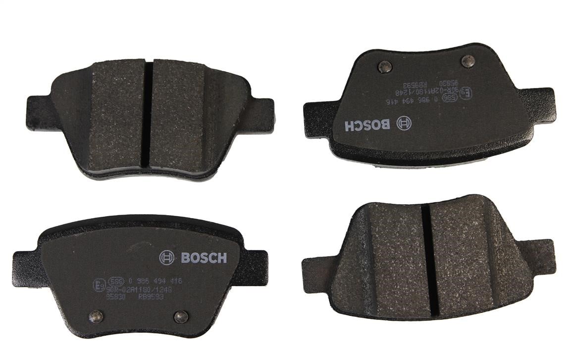 Bosch 0 986 494 416 Гальмівні колодки задні, комплект 0986494416: Купити в Україні - Добра ціна на EXIST.UA!