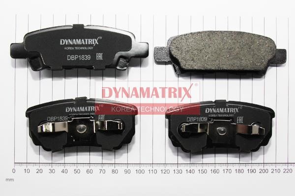 Dynamatrix DBP1839 Гальмівні колодки, комплект DBP1839: Купити в Україні - Добра ціна на EXIST.UA!