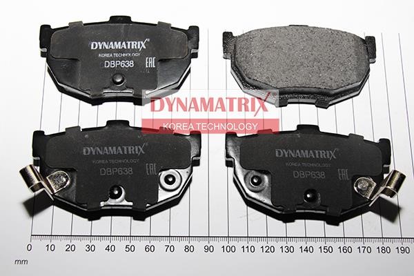Dynamatrix DBP638 Гальмівні колодки, комплект DBP638: Приваблива ціна - Купити в Україні на EXIST.UA!