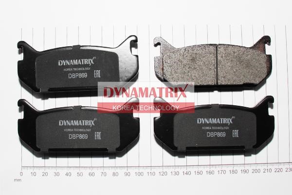 Dynamatrix DBP869 Гальмівні колодки, комплект DBP869: Купити в Україні - Добра ціна на EXIST.UA!