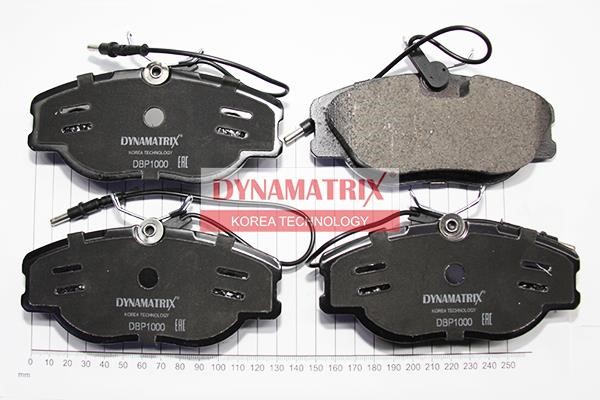 Dynamatrix DBP1000 Гальмівні колодки, комплект DBP1000: Купити в Україні - Добра ціна на EXIST.UA!