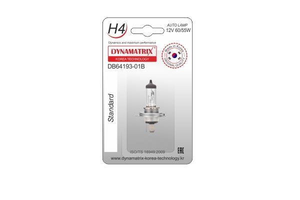 Dynamatrix DB64193-01B Лампа галогенна 12В H4 60/55Вт DB6419301B: Купити в Україні - Добра ціна на EXIST.UA!
